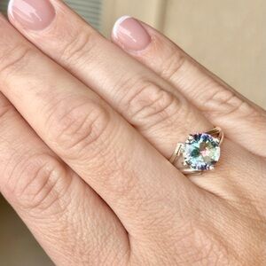 Mystic Topaz Ring | Sterling Silver | Size 8 | Brand New